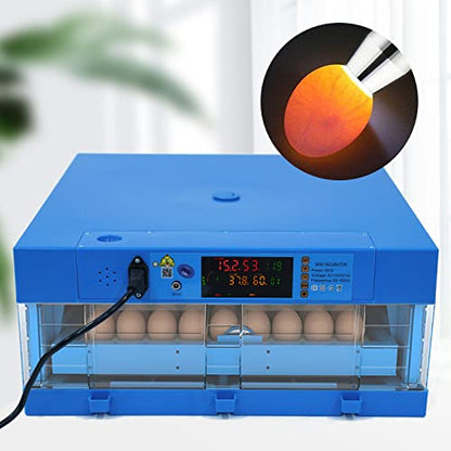 Fully Automatic Incubator for Hatching Eggs, 24-72PCS Egg Incubators with 360° Automatic Egg Turning and Humidity Control, Digital Display, for Hatching Chickens, Ducks, Quail, Goose Eggs