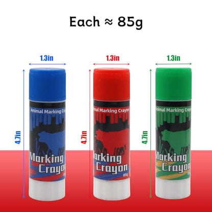 Livestock Marker,Livestock Maker for Pig,Cow,Goat(3 Pack,Red, Blue, Green) (3)
