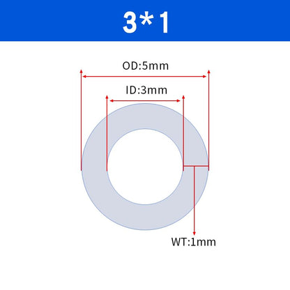 Peristaltic Pump Silicone Tubing 1/8" ID*3/16"OD*3m, food grade High-temperature resistant & wear-resistant transparent silicone hose for peristaltic pumps, made with platinum curing process - size: 1/8"IDx3/16"OD, style: 3meter