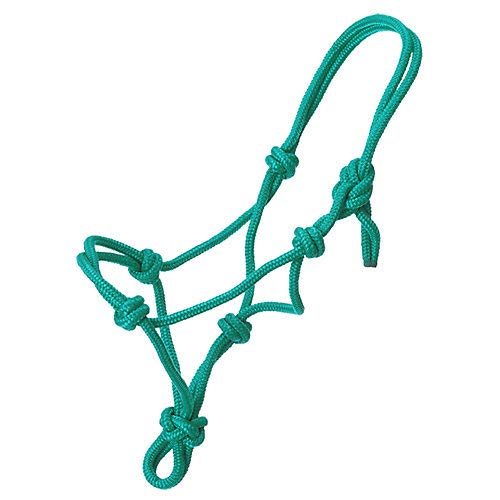Tough1 Miniature Poly Rope Halter - color: Tur, size: Medium