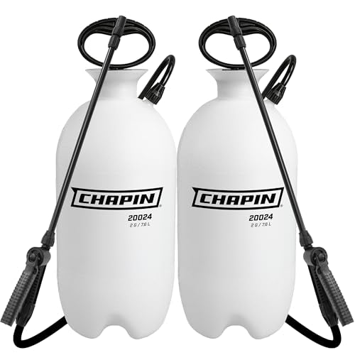 Chapin 2-Gallon Pump Sprayer, Reliable Spray for Daily Use, 2pk | Lightweight tank; for home and garden use, for weed control, plant feeding and cleaning with adjustable nozzle and long hose - style: 2 Gallon, 2 Pack