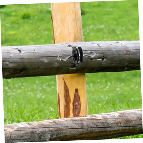 Toddmomy 4pcs Screw-in Post Insulators for Electric Fence Fencing Accessories for Cattle Livestock User-Friendly Design for Easy Installation and Connection