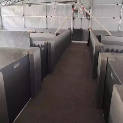 Wall Mount Pig Pen Gate, PVC Secure Livestock Enclosure Door, Pig Farm Escape Fence for Backyard Animal Safety(90x70cm) - size: 90x70cm