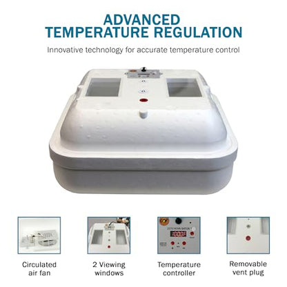 HovaBator 2370 Starter Egg Incubator Kit (Add Quail Tray, No Auto Humidity System) - size: Add Quail Tray, style: No Auto Humidity System
