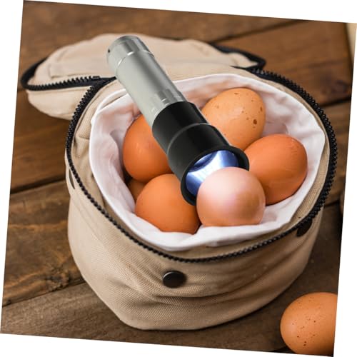 TOYANDONA Professional Egg Candler Lamp Portable LED Egg Detector for Farm Use High Brightness Light for Monitoring Egg Development Cold Light Prevents Overheating for Chicken