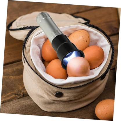 TOYANDONA Professional Egg Candler Lamp Portable LED Egg Detector for Farm Use High Brightness Light for Monitoring Egg Development Cold Light Prevents Overheating for Chicken