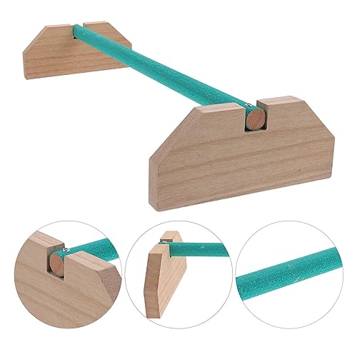Chicken Coop Accessories Indoor Swing Wooden Chicken Perch Bird Wood Stand for Large Bird Parrot Macaw Chicks in Coop Brooder and Cage Wooden Toys Wood Toys