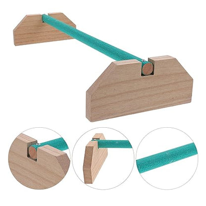 Chicken Coop Accessories Indoor Swing Wooden Chicken Perch Bird Wood Stand for Large Bird Parrot Macaw Chicks in Coop Brooder and Cage Wooden Toys Wood Toys