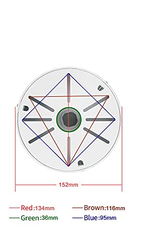 Dome Camera Universal Heavy-Duty Outdoor Security Camera Pole Mount Bracket Universal Security Camera CCTV Security Camera Mount Bracket (1 Pack)(30mm-200mm)