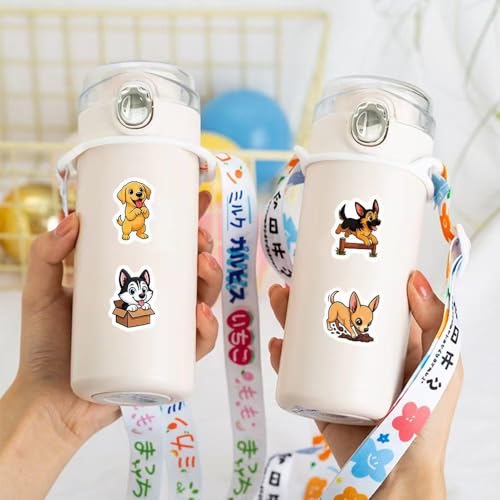 1000 Pcs Dogs Stickers Bulk 2 Roll 1 Inch,Funny Puppy Pet Stickers for Boys Girls.Cute Animal Sticker Pack for Book Water Bottles Laptop - color: Cute Dog