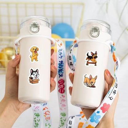 1000 Pcs Dogs Stickers Bulk 2 Roll 1 Inch,Funny Puppy Pet Stickers for Boys Girls.Cute Animal Sticker Pack for Book Water Bottles Laptop - color: Cute Dog