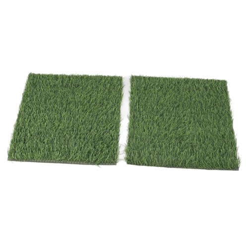 Zerodis Garden Breeding 6 Pack Chicken Nesting Pads Washable Thicken Artificia Grass Nesting Box Liners Reusable Hens Bedding Artificial Grass Rug Carpet Fake Synthetic Turf Mat for