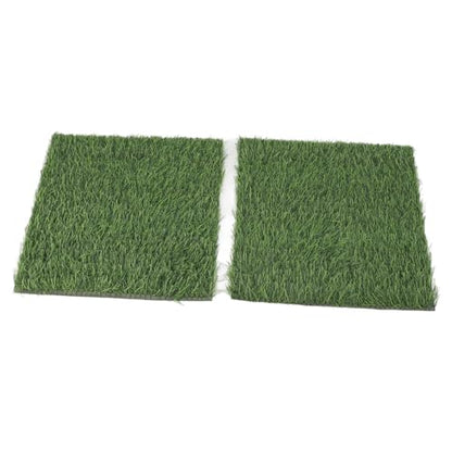 Zerodis Garden Breeding 6 Pack Chicken Nesting Pads Washable Thicken Artificia Grass Nesting Box Liners Reusable Hens Bedding Artificial Grass Rug Carpet Fake Synthetic Turf Mat for