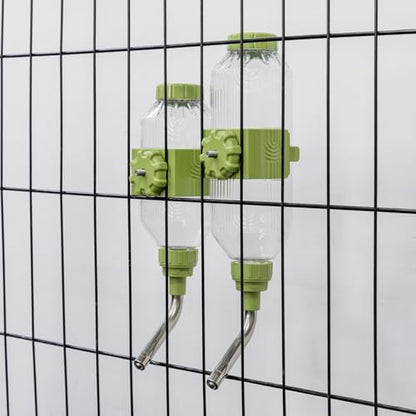 Pet Water Bottle[S24, 24oz], Hanging Dog Water Dispenser Kennel Plastic Drinker Kettle Feeder BPA Free Cage Crate Hutch Puppy Cat Rabbit (Guniea Pigs-Small Bunnies-Chinchillas) - size: 24oz (Guniea Pigs-Small Bunnies-Chinchillas)