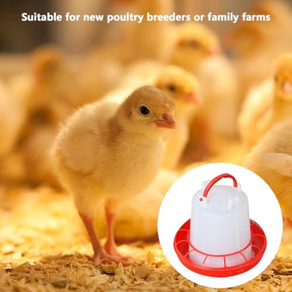 Poultry Feeder, Chicken Feeder and Waterer Set, Food Dispenser, Starter Kit, Baby Supplies - color: style1