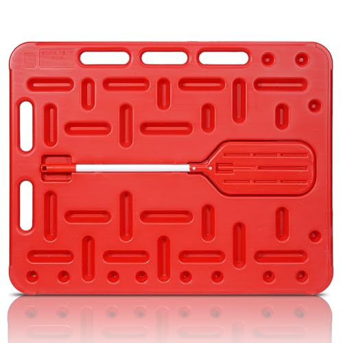 New Livestock Sorting Panel with Livestock Sorting Paddle, Animal Guide Board, Sturdy and Lightweight, Sorting Paddle and Panel for Pig Hog Cattle Cow Sheep Goat, 38x30x1.3"