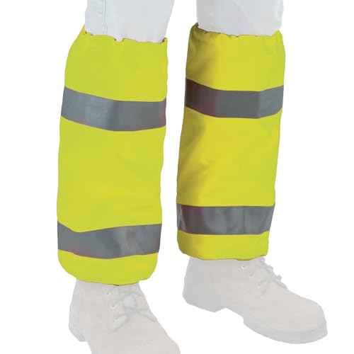 Ergodyne GloWear 8008 High Visibility Reflective Leg Gaiters, Lime - color: Lime