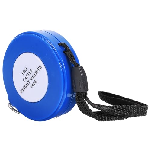 BETOOKY Animal Body Measuring Tape 2.5m for Goat Weight, Pig and Cattle Chest Circumference, Blue Livestock Weigh Tape for Farm Use