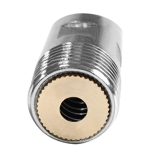 Joywayus 5PCS 1/2 Stainless Steel Automatic Pig Nipple Water Drinker Feeder Waterer + 5PCS 1/2 Female to 3/4 Male Brass Water Tank Connector Bulkhead Fitting Kit for Sows Piglets Drinking