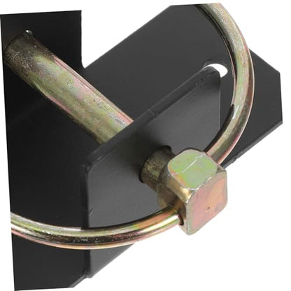 Kisangel Heavy Duty Steel Livestock Bucket Hook with Pin for Equine and Goats, Quick Release Water Bucket Hanger Preventing Accidental Falls, for Barns and Utility Needs