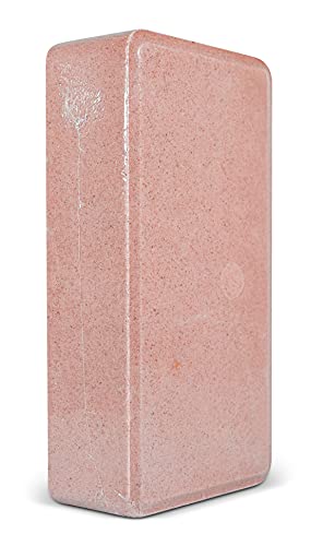 Salt Block for Deer & Horses – Compressed Mineral Salt Lick for Livestock, Cattle & Goats – Himalayan Secrets Pink Rock Salt Block (4.4LB/2KG, Block) - size: 4.4 Pound (Pack of 1)