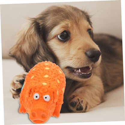 SUPVOX Indestructible Dog Chew Toy Fun Squeaker Pigs for Puppies Dogs Interactive Pet Toy