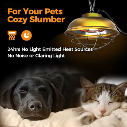 300 Watt Chicken Coop Heater - Professional Waterproof Chicken Coop Heater for Indoor & Outdoor Used - Suitable for Chick, Duck, Rabbit and Dog