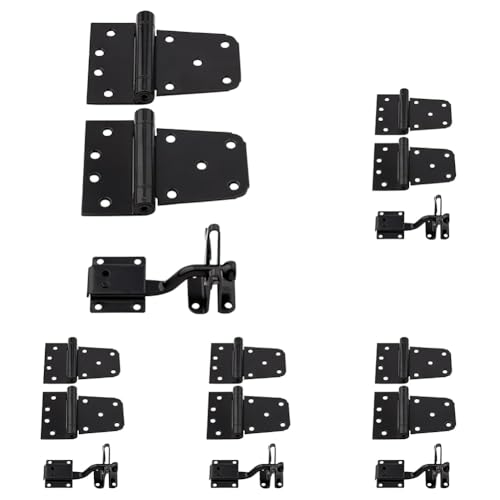 National Hardware N343-475 Self-Closing Gate Kit, Black (Pack of 5) - size: 0 (Pack of 5)