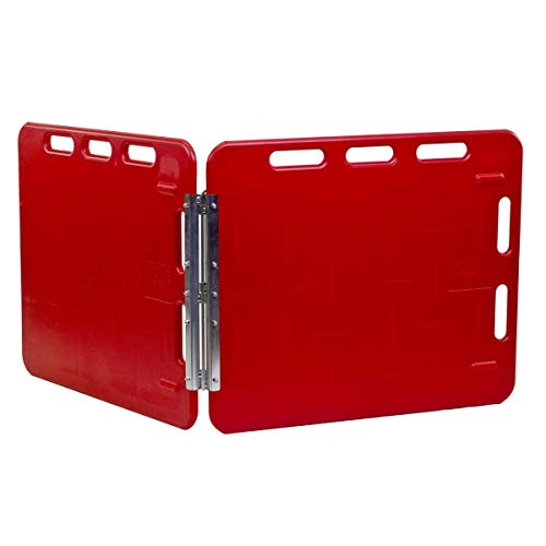 KANE Hinged Sorting Panel 30"×96", Red - size: 30x96 Red