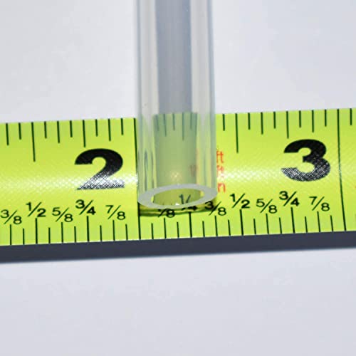 Ultra Clear Platinum Silicone Tubing - Food & Medical Grade - High Temp Hose (25 Feet, 1/4" ID x 3/8" OD Hardness: 50A) - size: 1/4" ID x 3/8" OD Hardness: 50A