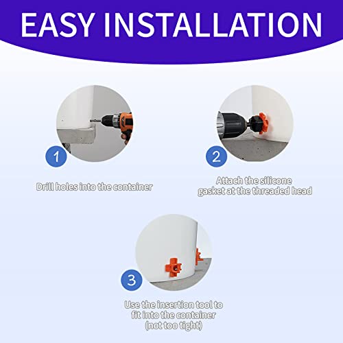 6Pack Horizontal Automatic Poultry Nipples - Easy Install Chicken Quail Duck Watering System