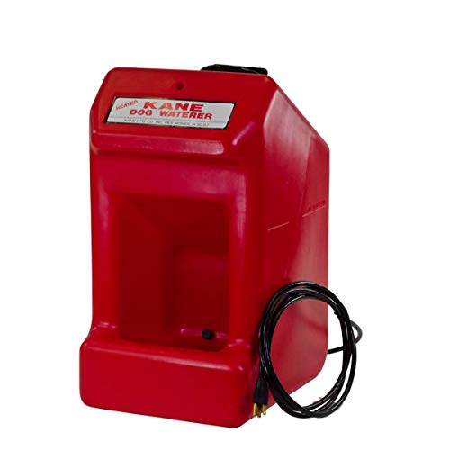 Kane KDW-H Heated Dog/Pet/Small Animal Waterer with Automatic Electric 110V Thermostat To Control Water Temperature, Self-Mounting Brackets Included, 5 Gallon Capacity, 22" x 14" x 12"