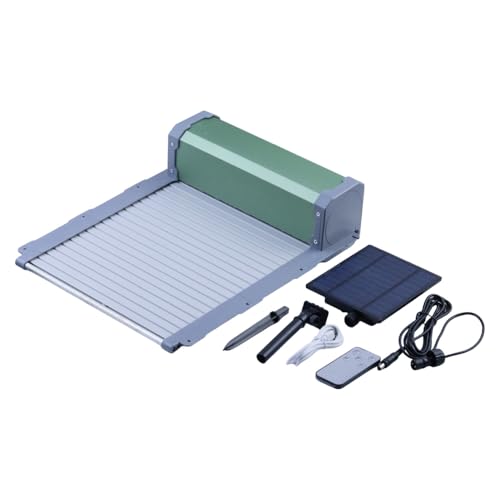 Automatic Solar Chicken Coop Door, 4 Modes with Timer Light Sensor 30-40M Remote Control Manual, Anti-Pinch, IP67 Waterproof Aluminum Alloy, Predator Proof Poultry Door for Backyard Farm