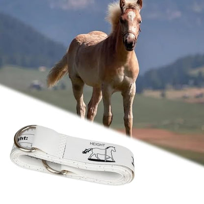 Horse Height and Weight Measurement Tape - Double Scale Horse Weight Tape for Accurate Waist Measurement - Ideal for Weight Loss Tracking - 8.2 Feet Long