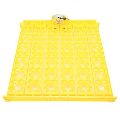 Akozon 156pcs Fully Automatic Egg Incubator Tray Durable Plastic Egg Turner for Chicken, Duck, and Quail (110V) - size: 17.3"L x 5.5"W x 3.9"H, style: 110V