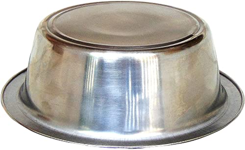 Pet Feeder Stainless Steel Dog Bowls Replacement 2-Pack Food Bowl, 7.5" Wide, 2.7" Height Water Metal Bowls for Raised Feeder with Opening 7"-7.4" - color: Double Pack, size: 5 cup (Standard)