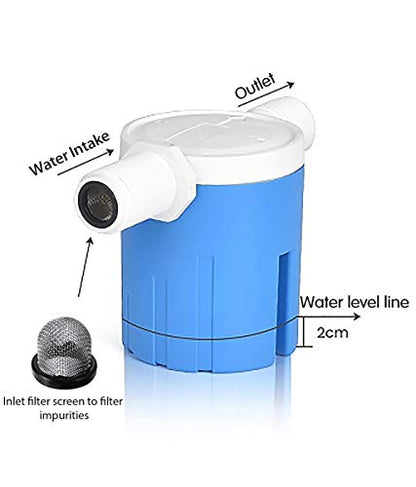 1/2" Automatic Water Level Control Valve - Inside Type, Float Valve for Water Tank, Solar Energy, Auto Pot, Aquarium - style: 1/2" Side Inner