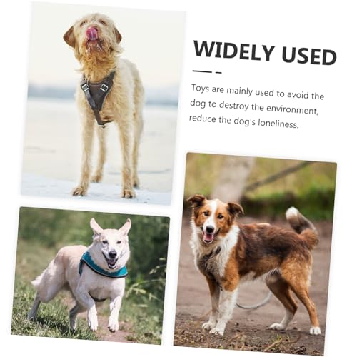 Mipcase Latex Pig Shaped Squeaky Dog Chew Interactive Teeth Grinding Plaything for Puppies Large Breeds Training Reward Pet Play