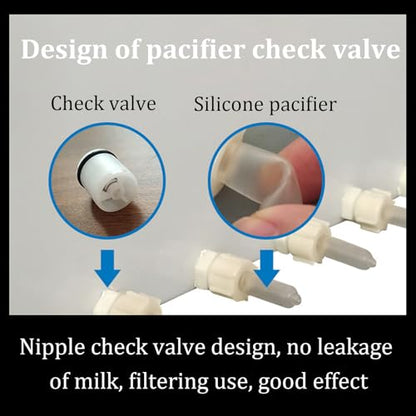 10 Nipples Piglets Milk Feeder, Smart Constant Temperature Automatic Piglet Nursing Milking Machine, Pig Milk Feeder with Sound, Prevent The Piglet from Running Around