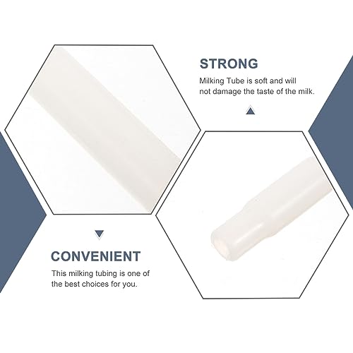 GANAZONO Portable Silicone Milking Tube for Cattle and Sheep Soft Non-damaging Accessory for Electric Milking Machines for Farm Use and Easy Handling