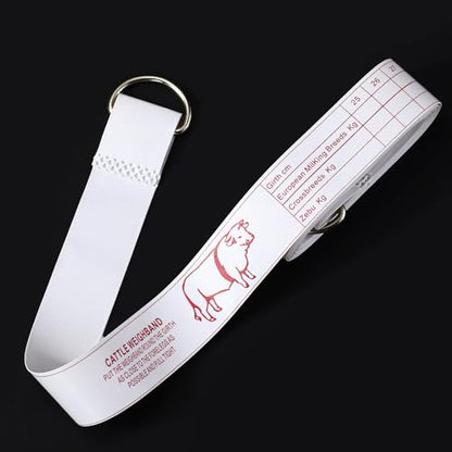 Konohan Cattle Measuring Tape for Height and Weight Multifunctional Cattle Weight Tape Portable PVC Weight Measure for Cows, 8.2 Feet Long - style: Cattle