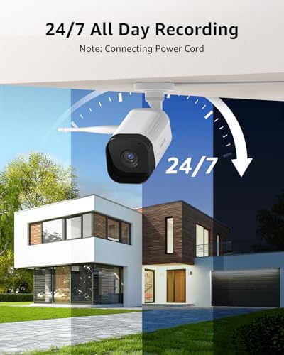ANNKE Wireless Camera System, 16CH Expandable 4K Security NVR, 4Pcs 3MP Outdoor Cameras(Plug-in Power Required), 2-Way Audio, Dual-Band WiFi, Human Detection, IP66 Waterproof, 24/7 Protection, 1TB HDD