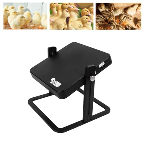 aqxreight Chicken Brooder Heater Heating Plate Adjustable Temperature Chick Warmer for Chicks Ducks Poultry US Plug Safe Coop Brooder Plate Easy Install Energy Efficient 10.8in x 10.8in