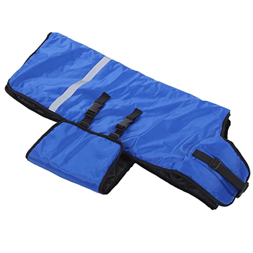 Calf Cow Warm Clothes Made of Oxford Fabric and Windproof with Reflective Strips for Night Inspection Abdomen Strap and Leg Buckles for Wearing