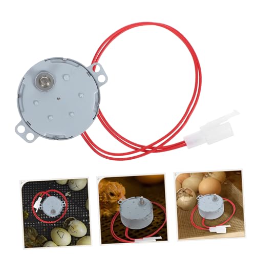 Happyyami Incubator Motor Egg Turner for Chicken and Poultry Durable Electric Rotator Convenient Motor Accessory for Egg Hatching Standard Incubators