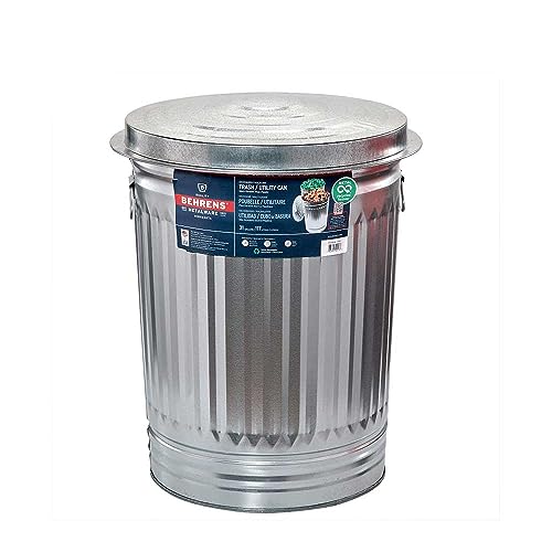 Behrens Galvanized Steel Trash Can, 31-Gallon