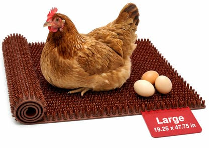 HenGear Chicken Nesting Pads, Astroturf NXT v5.2 Nesting Pads for Chicken Coop, Washable and Reusable Bedding for Clean Egg Collection, Comfortable Laying Surface for Chicken Nesting Boxes, Large - size: Large
