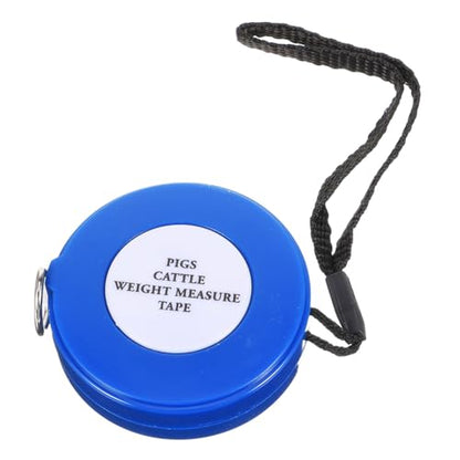 GLEAVI Cattle Weight Tape Measure and Animal Measuring Tape 2.5m Blue Multipurpose Livestock Body Measurement for Goats, Pigs, Horses, and Cows Random Style