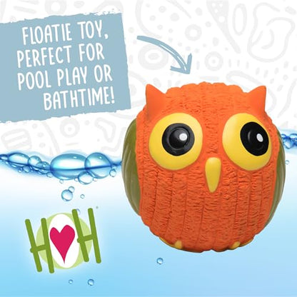 HuggleHounds Assorted Ruff-Tex Latex Ball Dog Toys - Dog Toys Rubber, Puppy Toys, Puppy Essentials, Pool Toy, Heavy Duty Squeaky Ball for Small, Medium & Large Dogs, All Breeds - HuggleMutt 3 Pack - size: Small, style: Variety