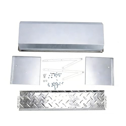 No Waste Large Capacity Stainless Steel Automatic Poultry Feeder, Rat Proof Treadle Feeder for Chicken, Duck, Poultry & Pheasants